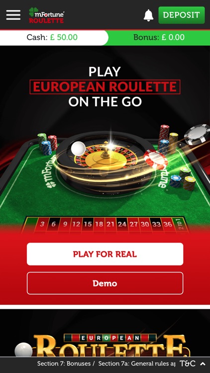 roulette at m fortune casino