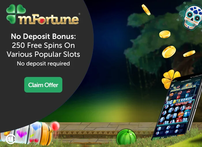 mfortune 250 free spins